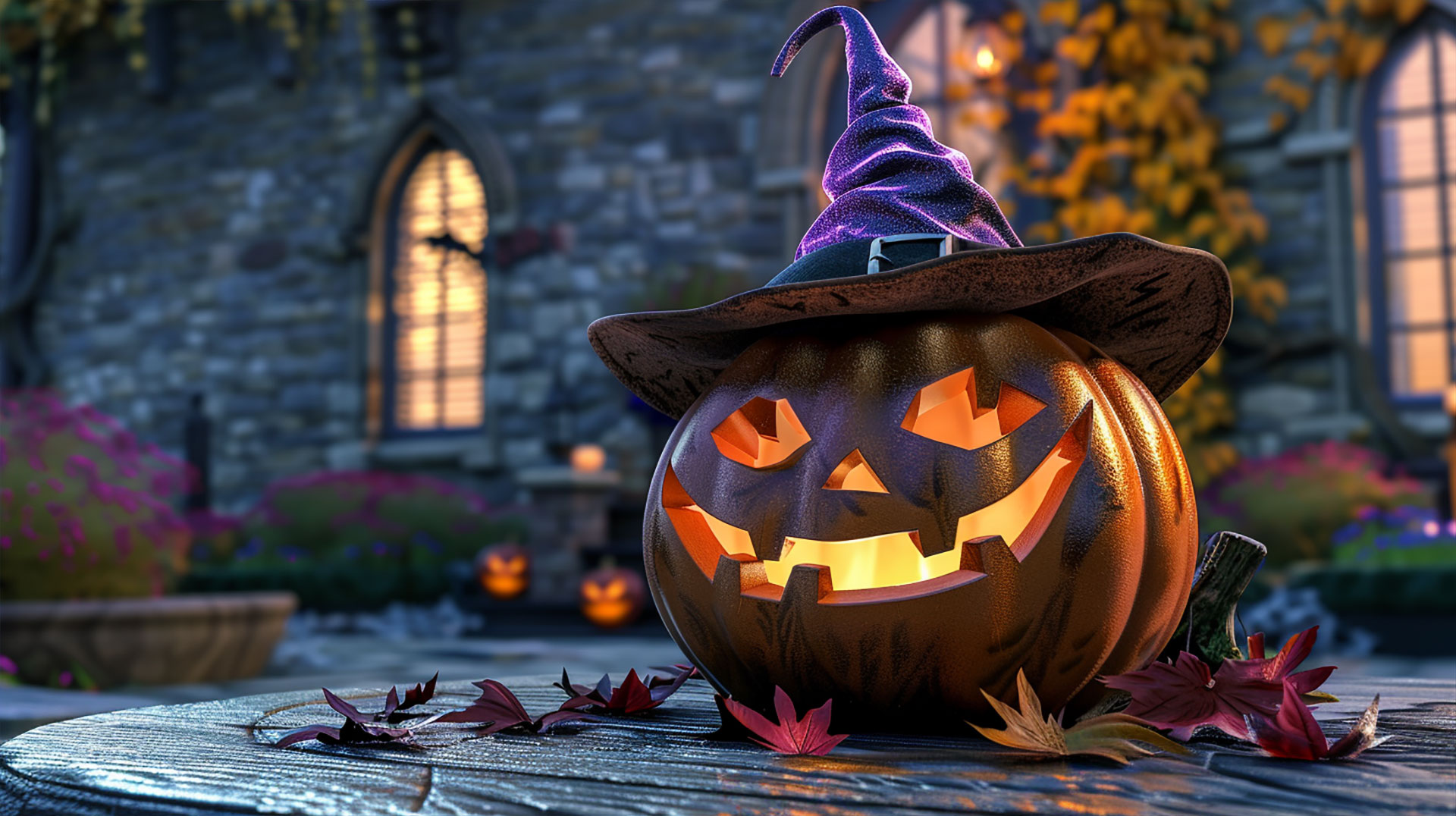 Witchy Halloween Desktop Wallpaper Collection