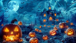 Witchy Halloween 4K Desktop Backgrounds