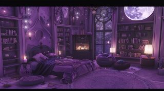 Enchanting Witchy Aesthetic 4K Desktop Background