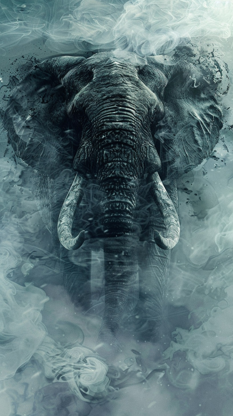 High-Quality 3D Elephant Pictures for Your Smartphone