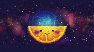 AI-Generated Lemon Digital Background for Your PC