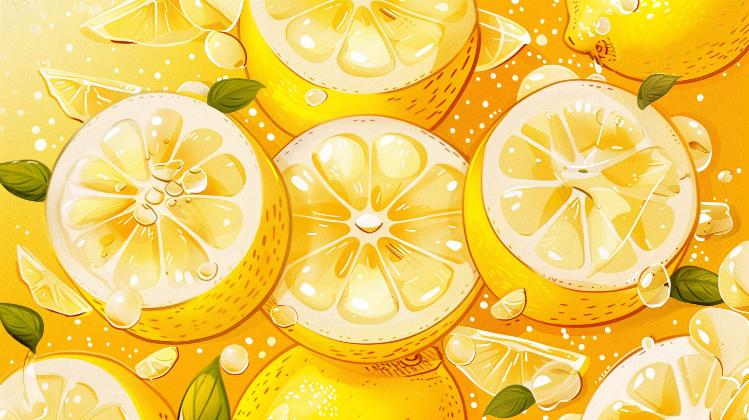 Fresh Lemon Stock Photos for Stylish Wallpaper