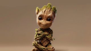 Vibrant Baby Groot HD Pics for Your Desktop