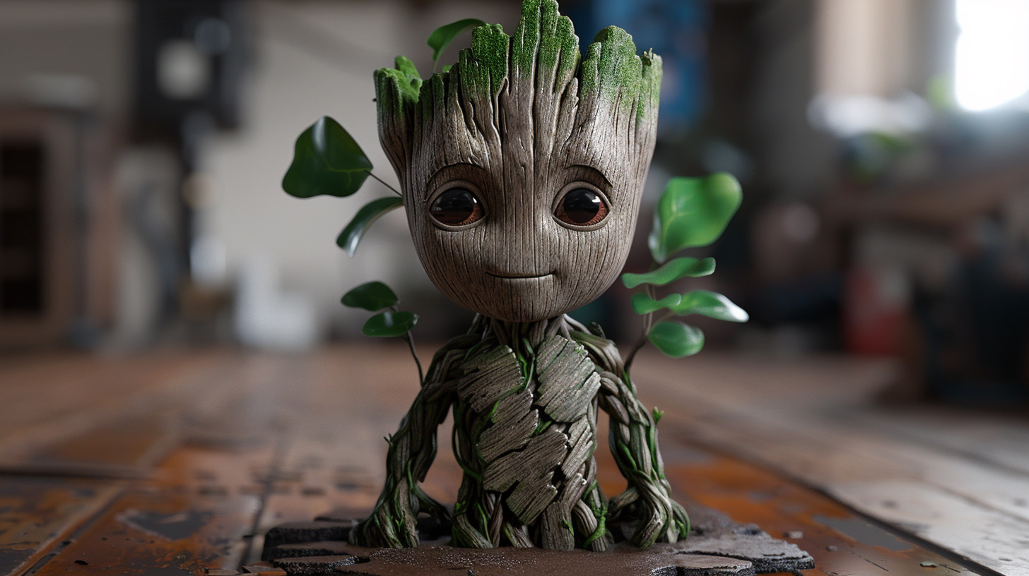 Charming Baby Groot Pictures for 16:9 Desktop Background