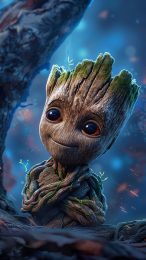 Unique Baby Groot Images for Mobile Wallpaper