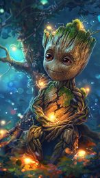 Free Cute Baby Groot Photos for Mobile Users