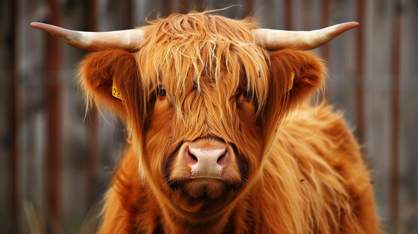 Adorable Highland Cow Stock Photos in 4K Resolution