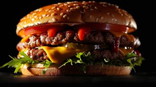 Ultra HD Burger Image for 16:9 Desktop Background