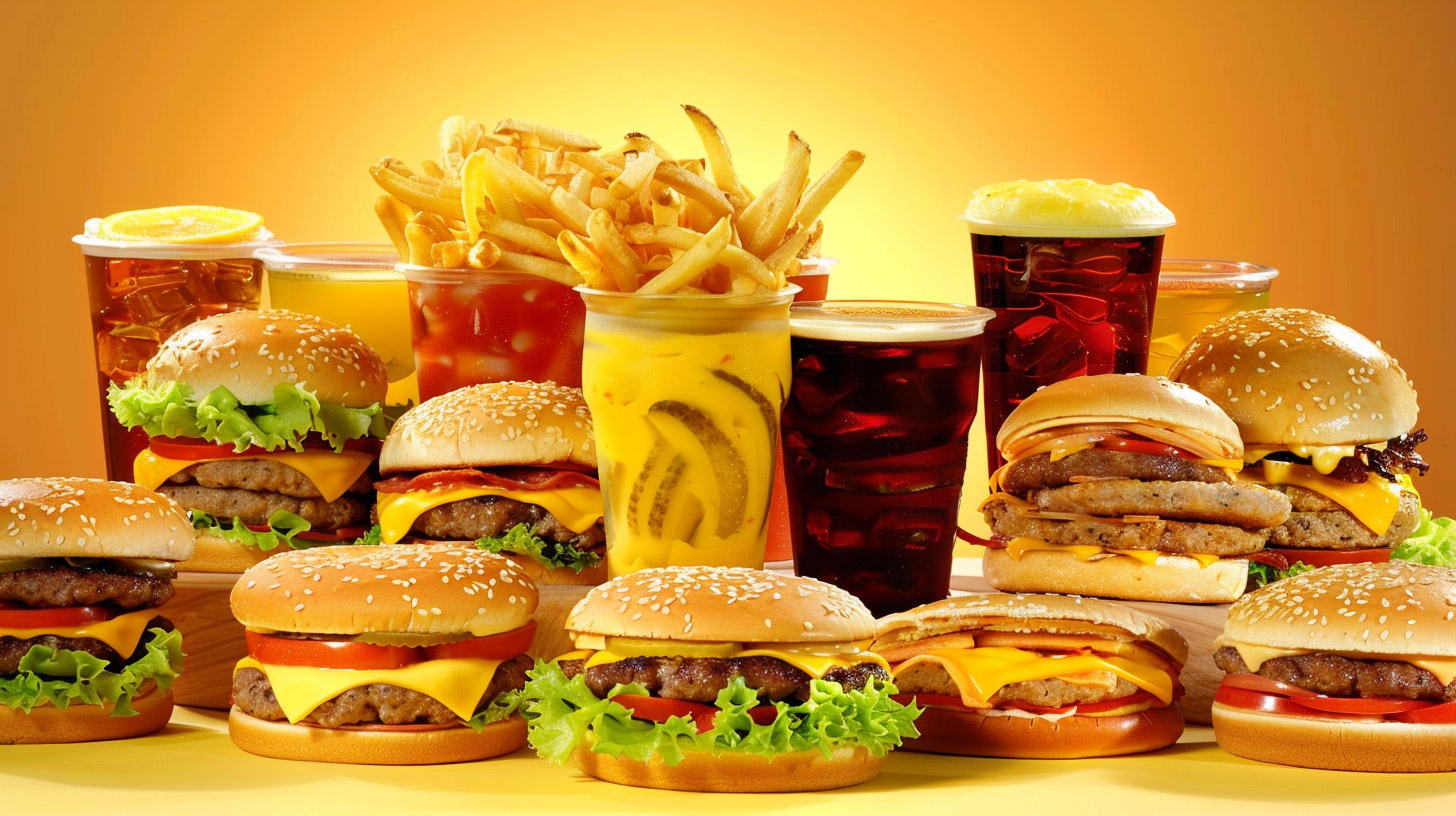 Digital Backgrounds Featuring Delicious Fast Food Photos