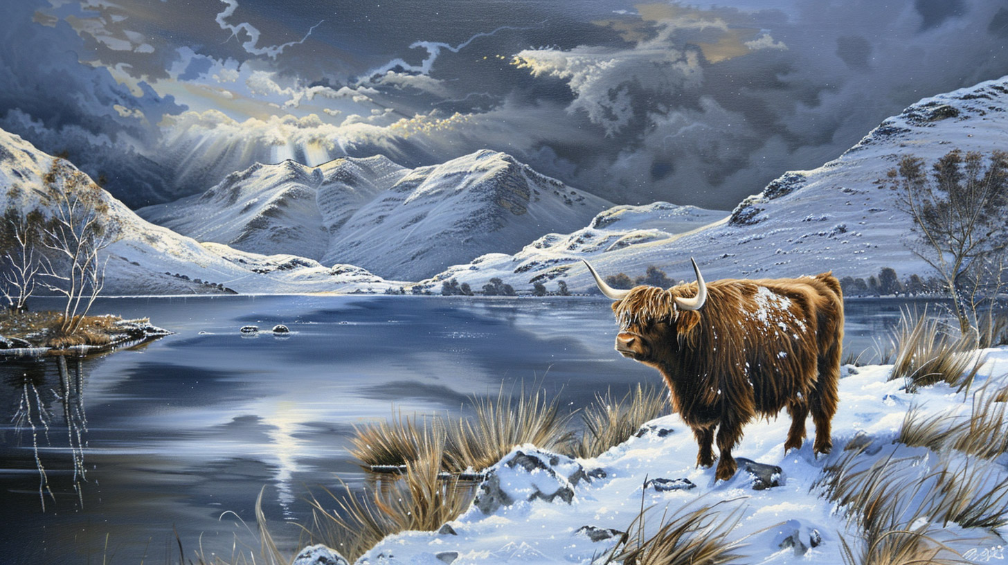 Free HD Wallpapers of Highland Cows for PC