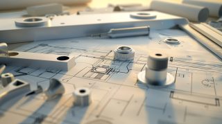 High-Quality Industrial Design Blueprint Pictures for Desktop