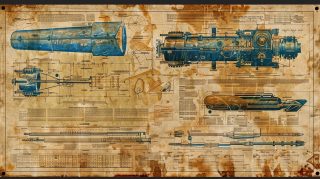 Explore Premium Industrial Blueprint HD Wallpaper Collection