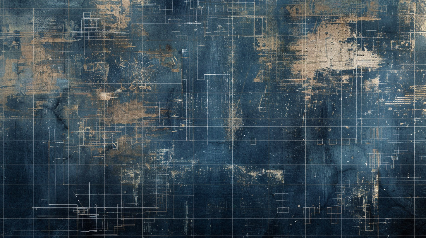 Dynamic Digital Backgrounds: Industrial Blueprints in 4K