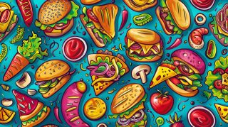 Download Vibrant Junk Food Pictures in 4k