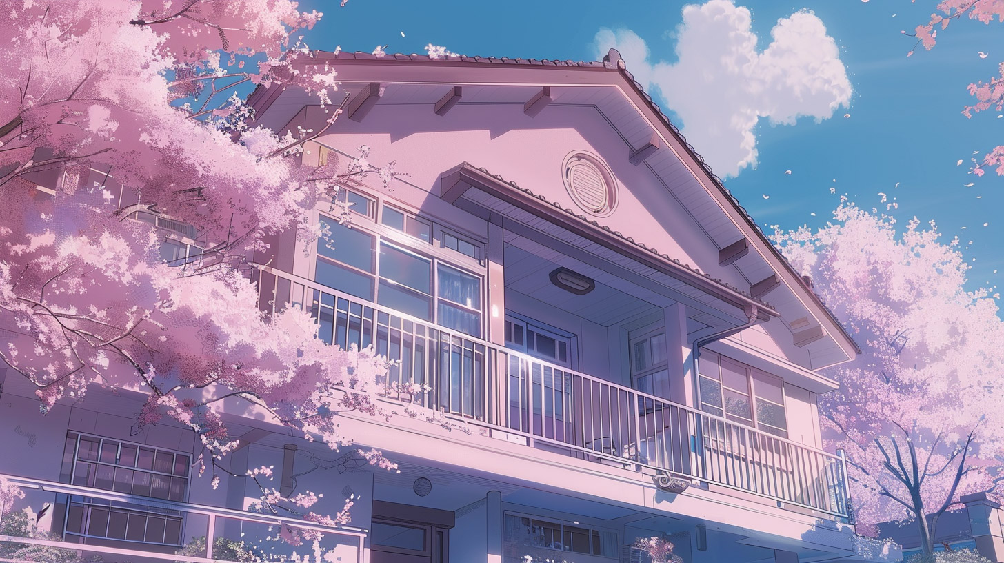 Pastel Pink Anime Desktop Backgrounds in Ultra HD Quality