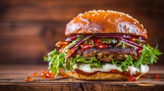 Juicy Burger HD Wallpaper for Desktop Download