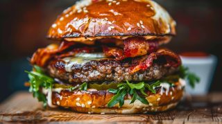 Download Stock Photos of Juicy Burger Images