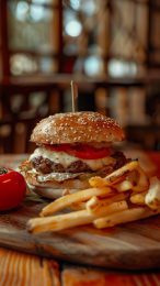 Free Mobile Wallpaper: Mouthwatering Burger Image