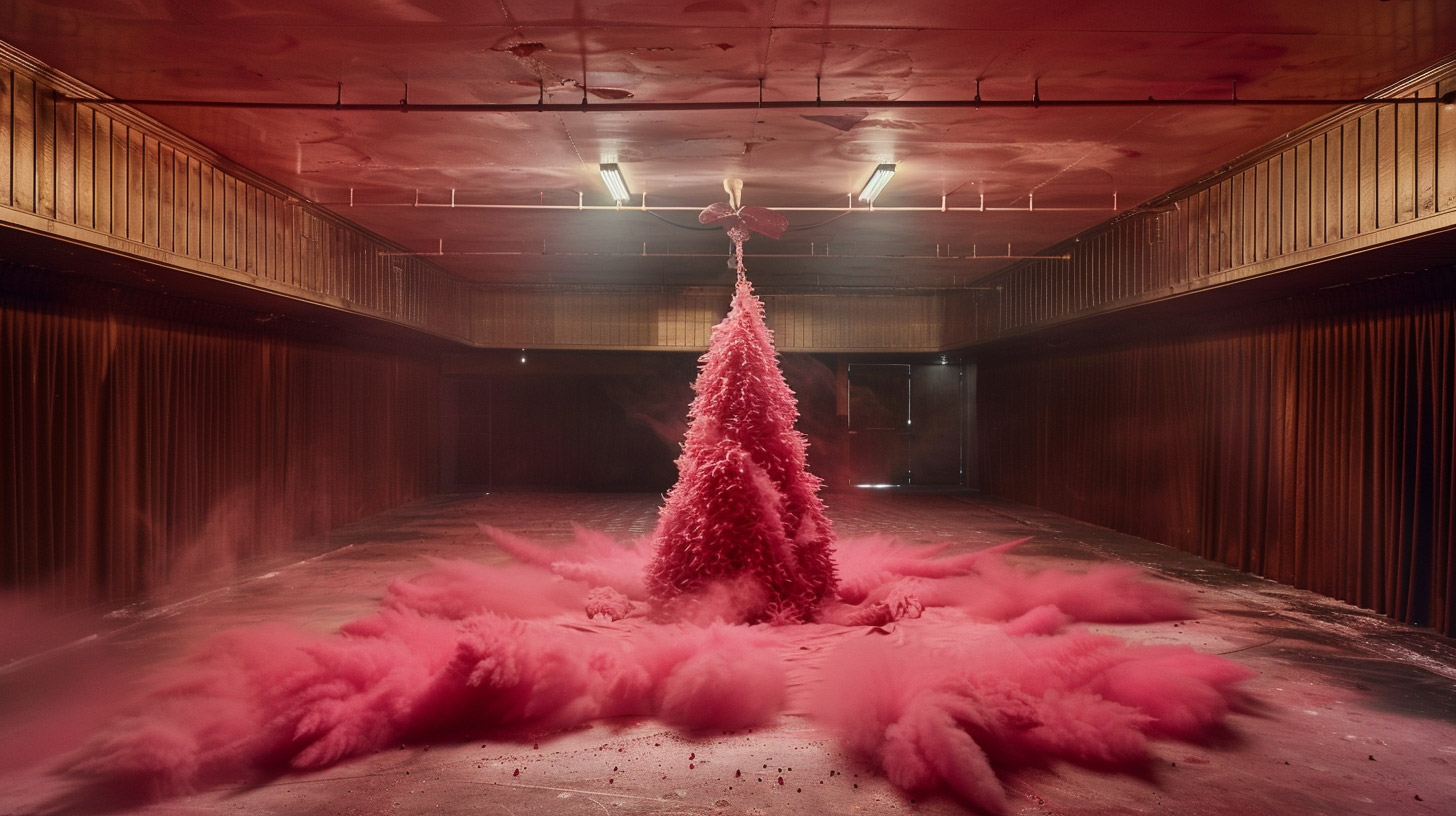 Beautiful Pink Christmas Tree Images for Desktop