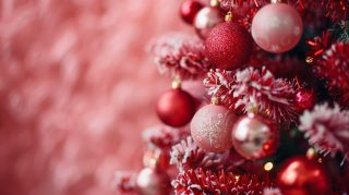 Aesthetic Pink Christmas Tree HD Pics for Your Desktop