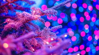 Beautiful Stock Photos: Pink Christmas Tree Wallpaper