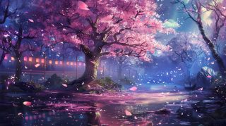 Free Stock Photos: Sakura Tree Anime HD Wallpapers