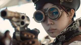 Free Stock Photos: Steampunk Street Costume HD Wallpaper