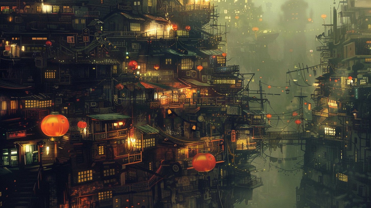 Stunning Steampunk Street HD Wallpaper for Your Desktop