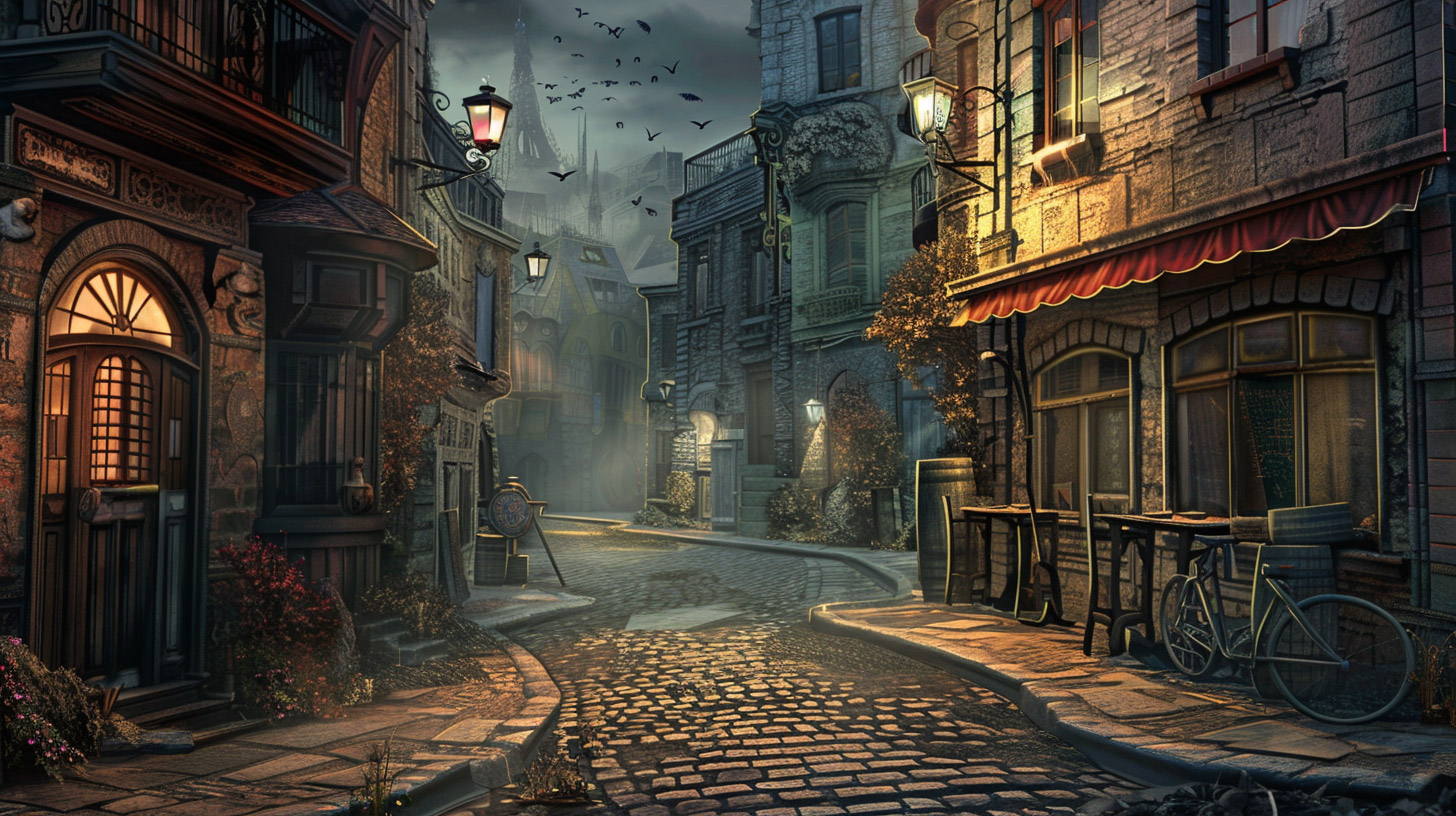 Free Stock Photos of Steampunk Street for Wallpapers