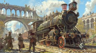 Timeless Steampunk Street Scenes: Download Free HD Images