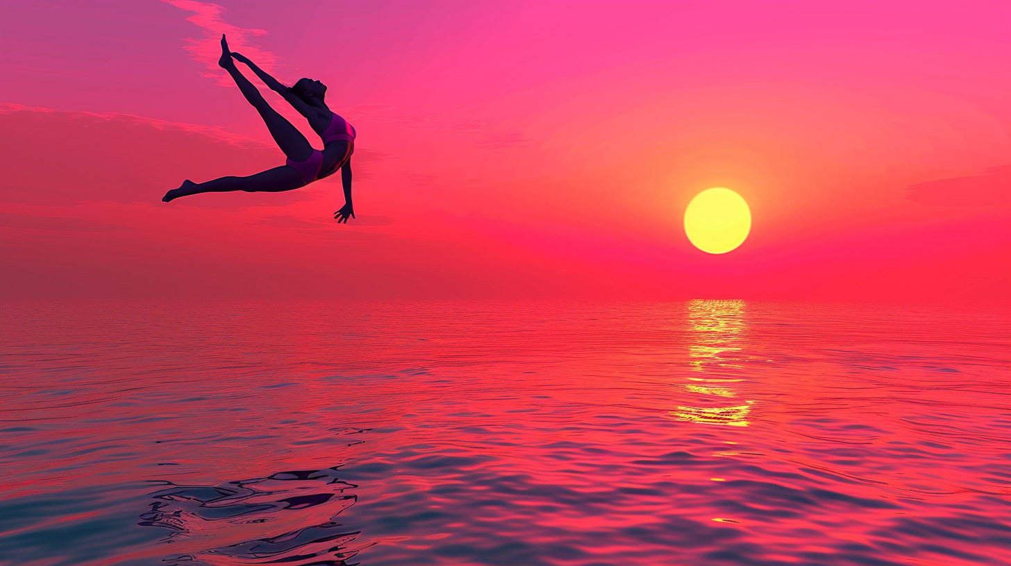 18:9 Gymnast Sunset Images: Perfect for Desktop Background