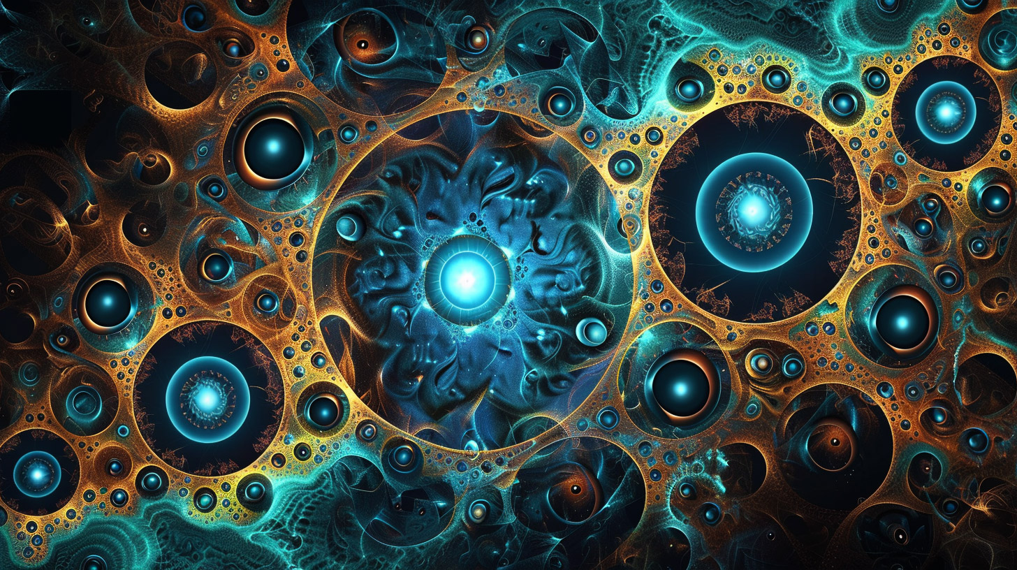 Immerse in HD Pics: Abstract Sci-Fi Wallpaper