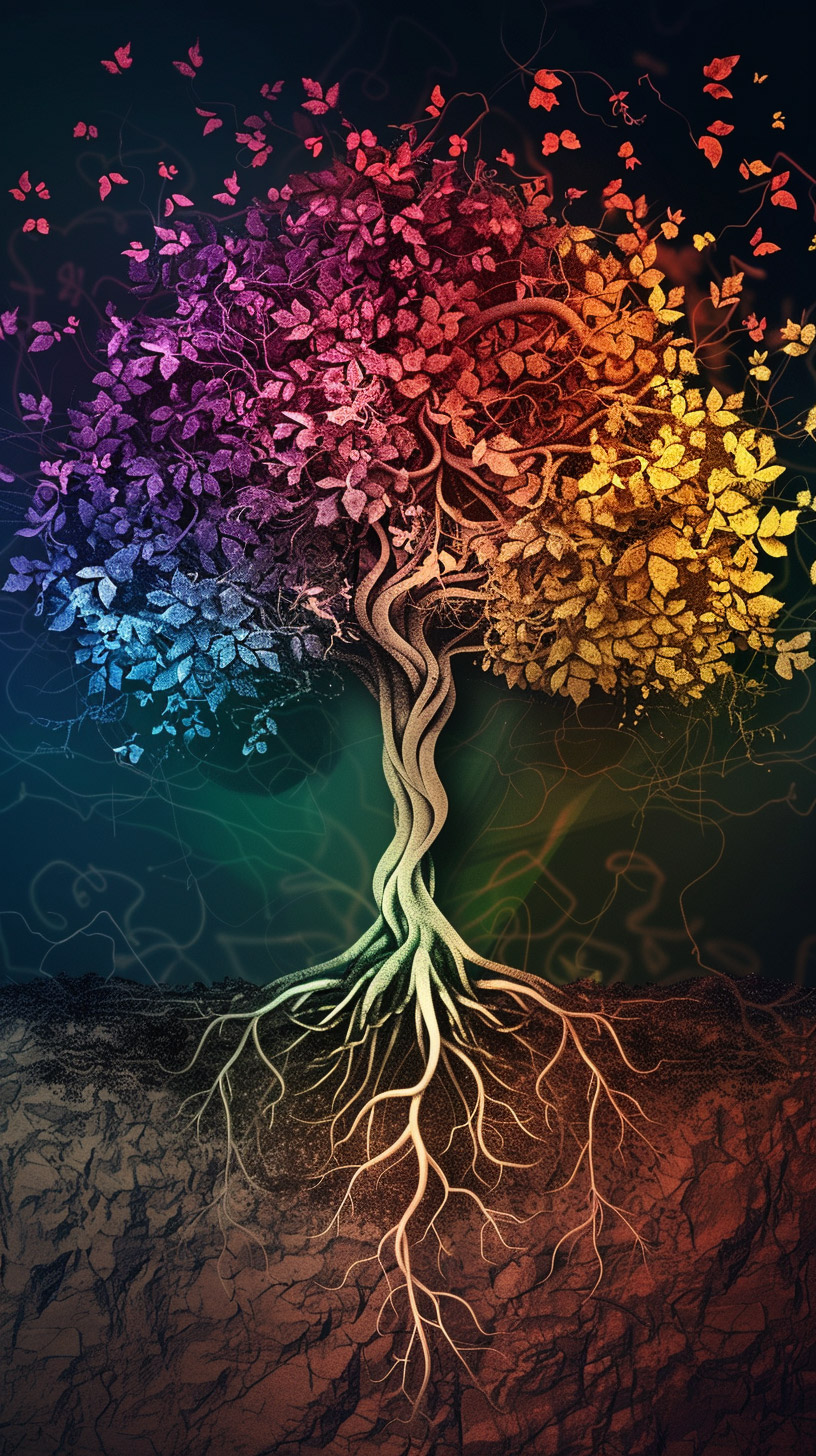 Abstract Tree of Life: HD Mobile Wallpaper Download