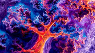 Vibrant Abstract Tree of Life HD Pics for Desktop