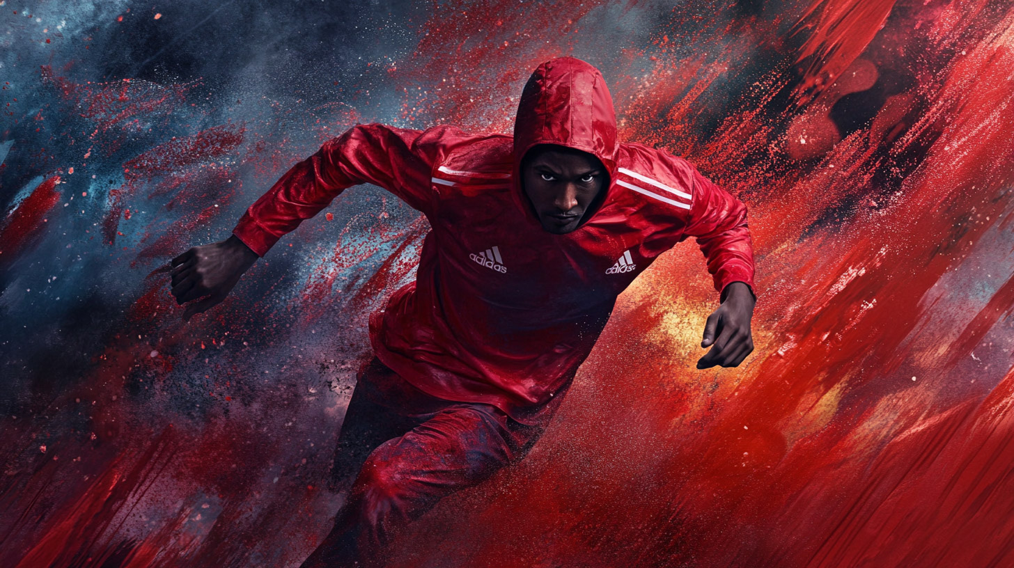 AI-Enhanced Adidas Advertising Concepts for 16:9 Formats