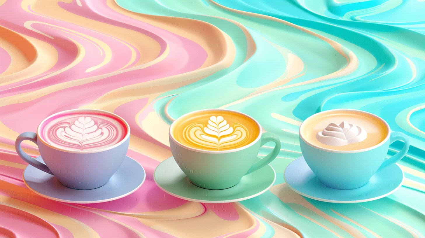 Aesthetic Coffee Digital Backgrounds in Ultra HD Quality