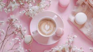 Charming Pastel Coffee Pictures for Your Desktop Background