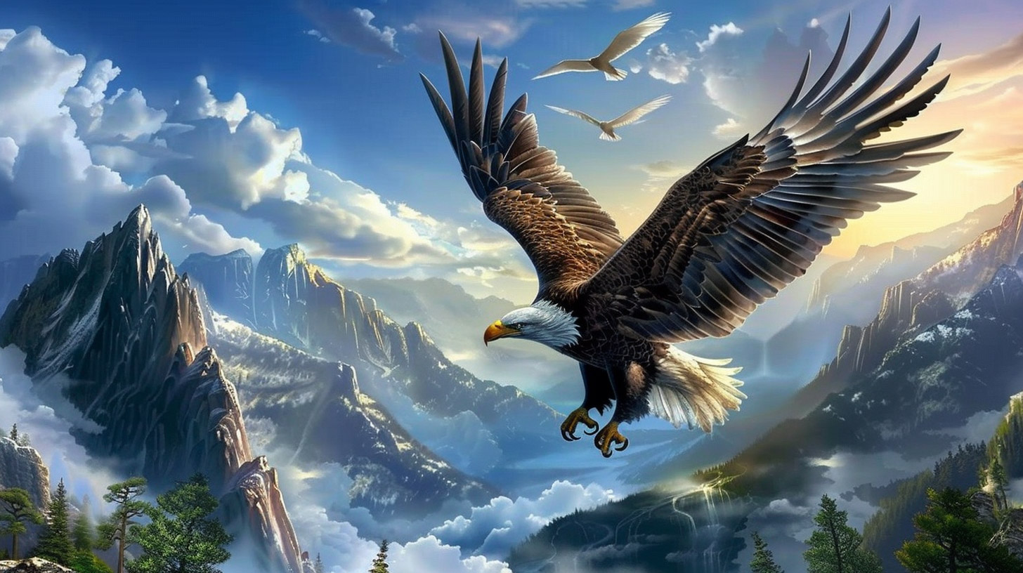 High-Quality 1920x1080 American Bald Eagle HD Pics