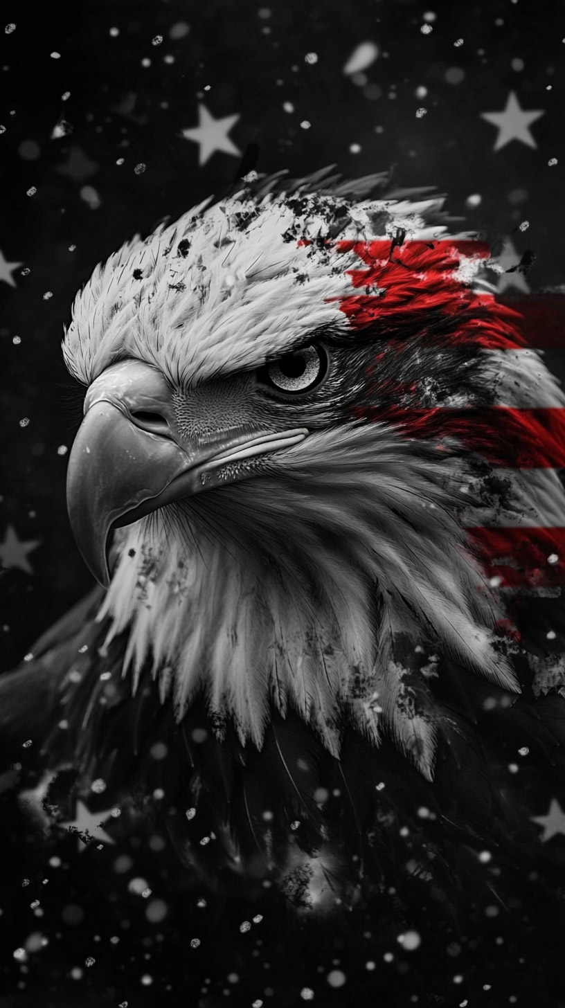 Download Free American Flag Eagle Background for Android