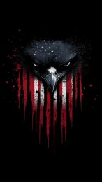 Stunning Eagle Image with American Flag for Your Phone