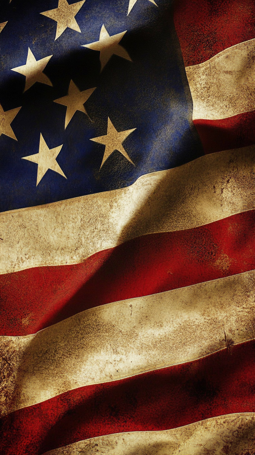 Trendy American Flag Picture for iPhone and Android