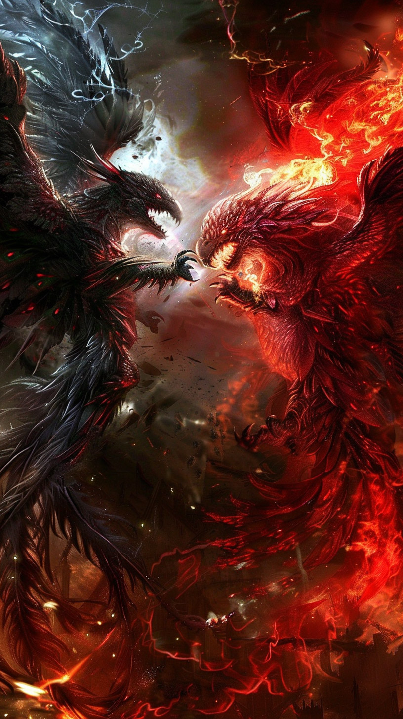 Download Free Angel and Demon Love Images for iPhone