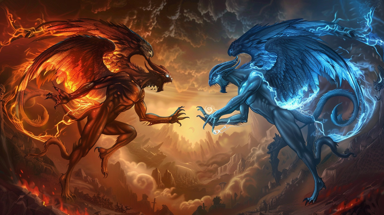 Stunning 8K Angel and Demon Pictures for Download