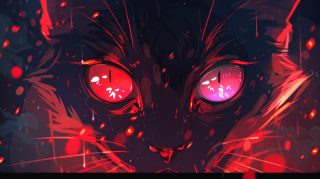 1920x1080 HD Pics: Anime Black Cat Wallpaper