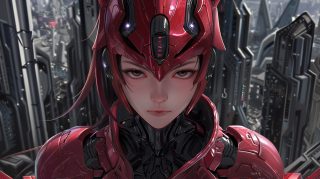 Download Digital Backgrounds: Anime Cyborg PC Wallpapers