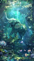 Anime Elephant Images: Refresh Your Smartphone Wallpaper