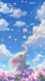 Get Stunning Anime Elephant Mobile Wallpaper for All Phones