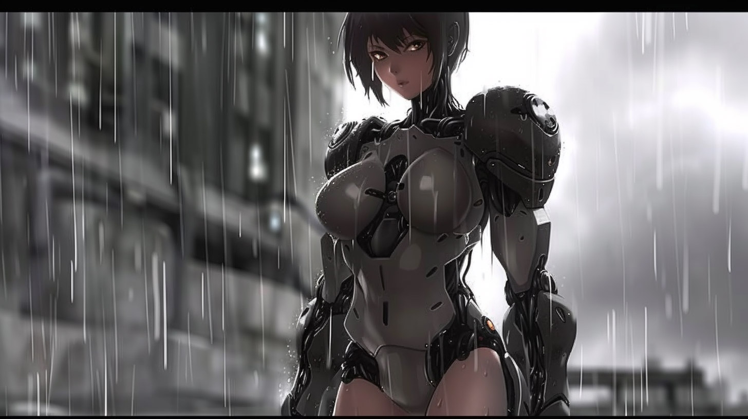 Digital Backgrounds of Female Cyborgs: Stunning Visuals in 16:9