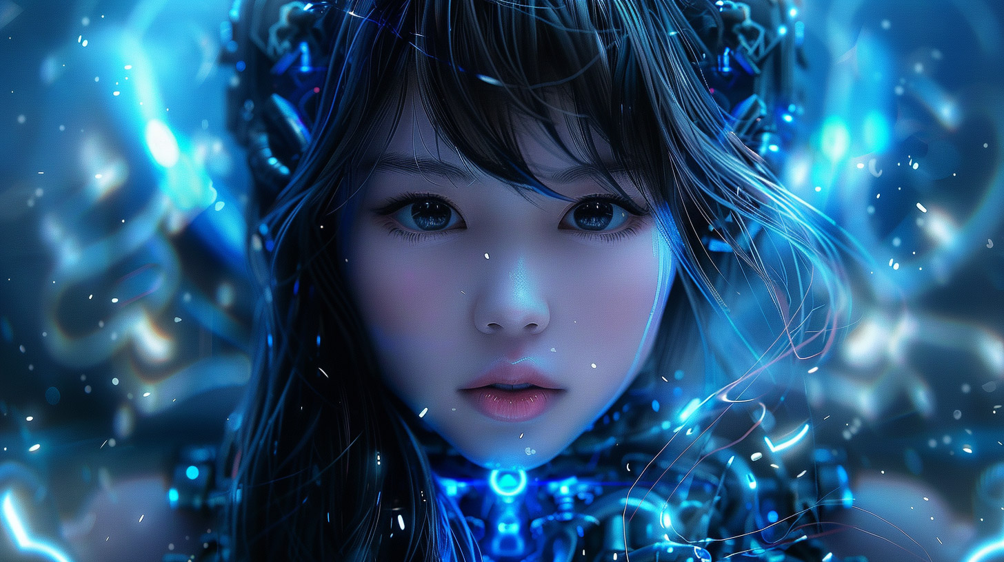 Decorate Your Desktop: Anime Female Cyborg HD Wallpapers