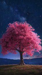 breathtaking sakura tree night pictures for every phone model